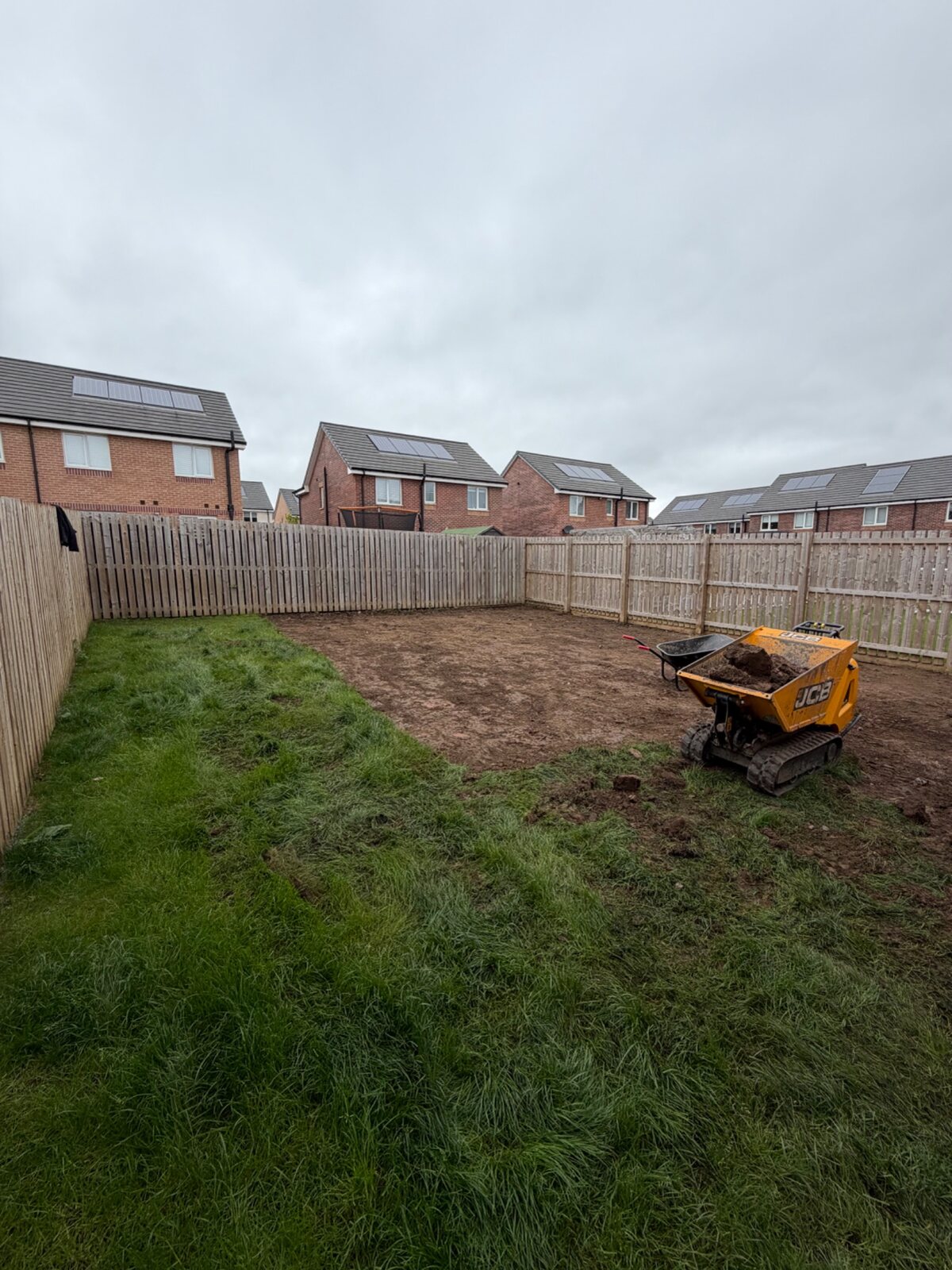 Full garden excavation