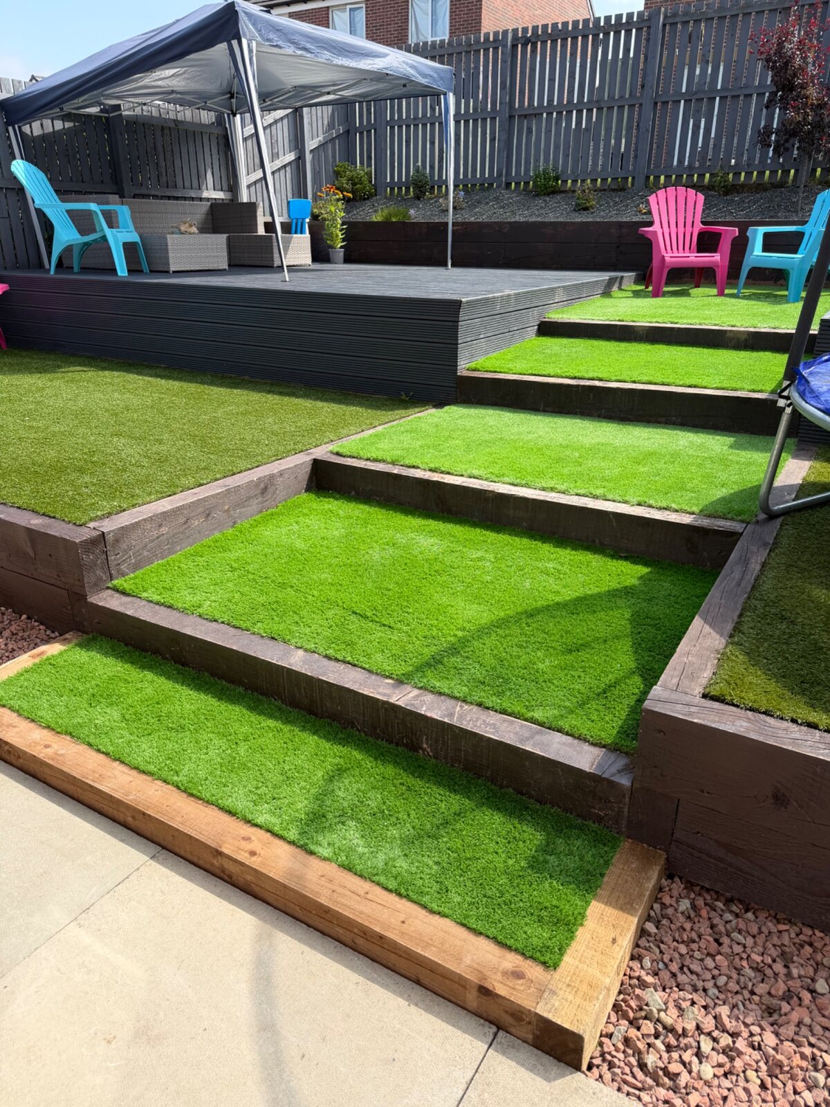 Tiered family garden