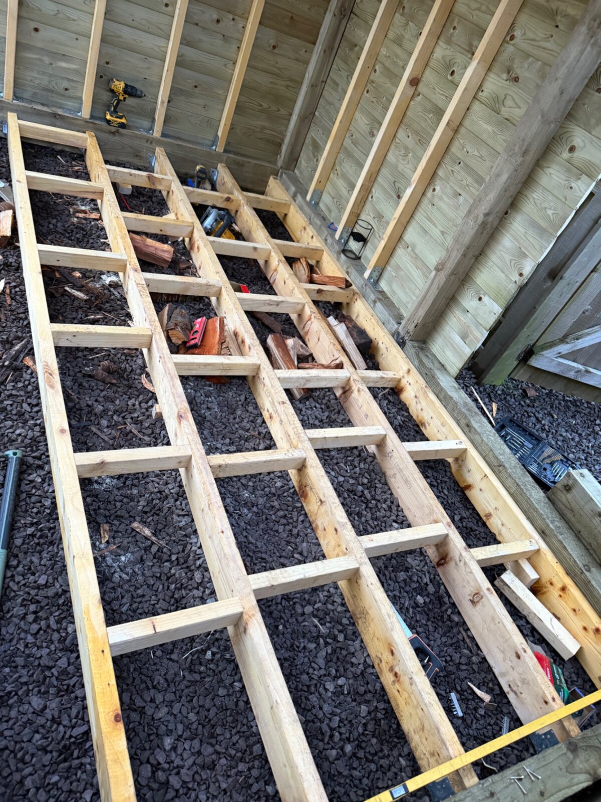 Timber structure groundwork